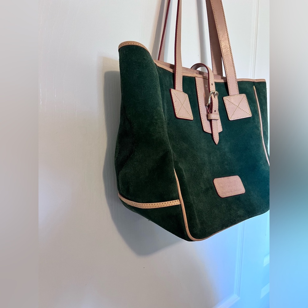 VINTAGE DOONEY & BOURKE Suede Leather Tote Bag - Picture 5 of 16